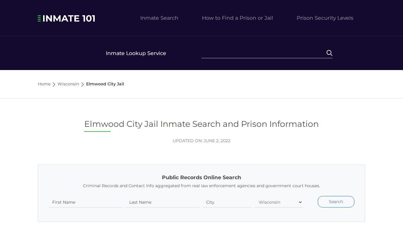 Elmwood City Jail Inmate Search, Visitation, Phone no ...